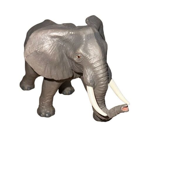 Safari Ltd. Miami, Fla. Bull Elephant, 1996, Trunk Turned Upward - Picture 1 of 8